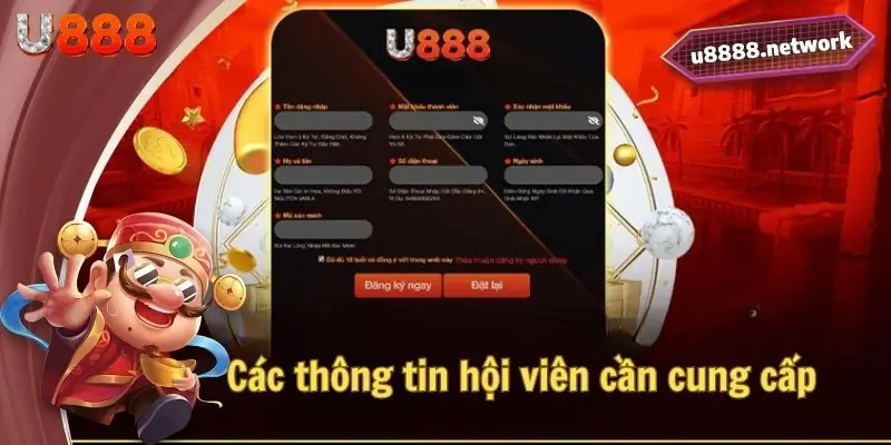 Các thông tin hội viên cần cung cấp 