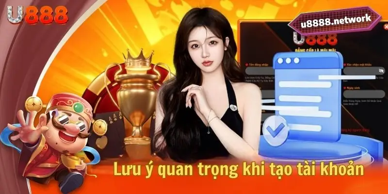 Lưu ý quan trọng khi tạo tài khoản 